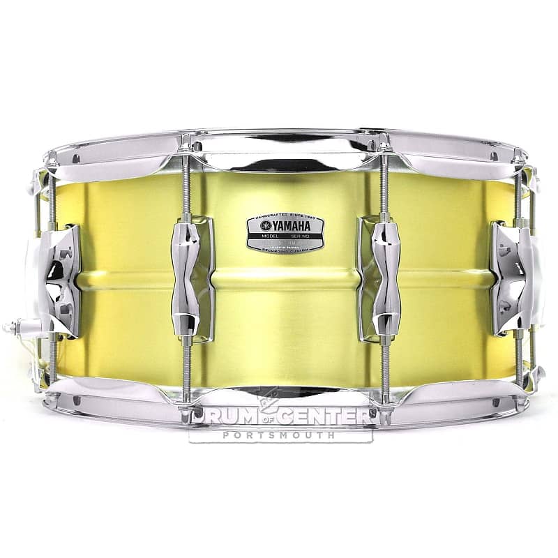 Yamaha Recording Custom Brass Snare Drum 14x6.5 image 1
