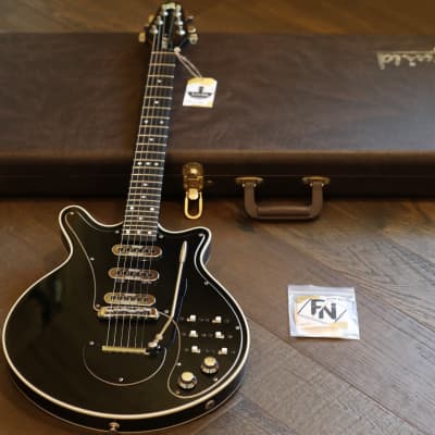 Case Queen! Guild BM-01 Pro Brian May Signature Electric Guitar Black + OHSC image 1