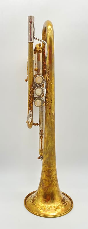 Blessing Super Artist Cornet 1952 Raw Brass