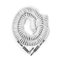 Bullet Cable 30' Coil Cable White Str/Ang. Connectors