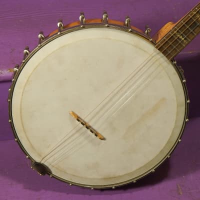1922 Orpheum Lange No 2 Big-Rim Tenor Banjo (VIDEO! Fresh Work, Ready to Go) image 2