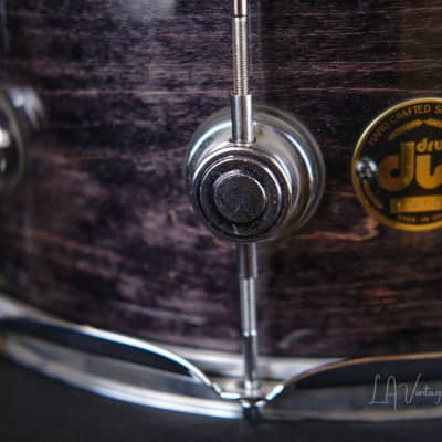 Craviotto DW Stained Wood Snare Custom Color 6"x14" - Owned by Abe Laboriel Jr! image 2