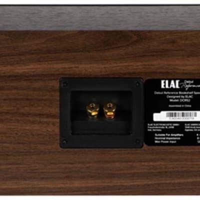 ELAC Debut Reference 5.25" Center Speaker, Black Baffle, Walnut Cabinet image 2
