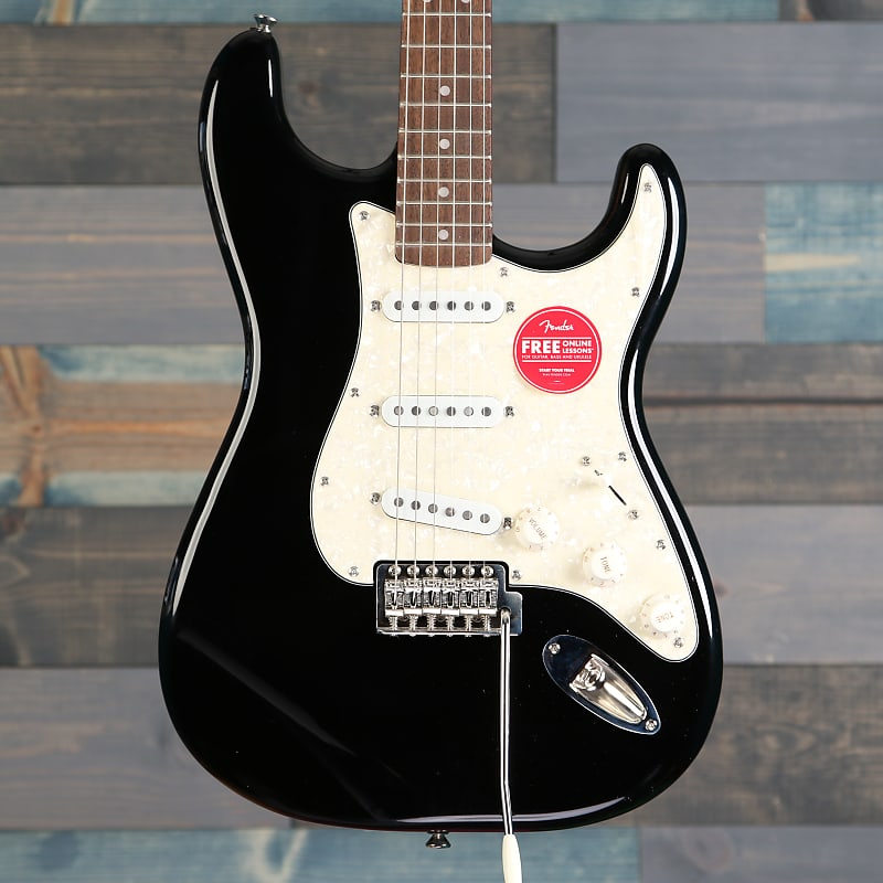 Fender Squier Classic Vibe '70s Stratocaster®, Laurel Fingerboard, Black image 1