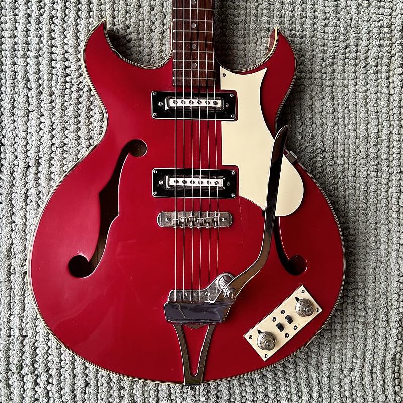 1968-1970 Sears Silvertone/Liberty Model 1460 Electric Guitar w/ OHSC image 1