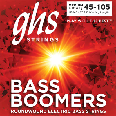 GHS Bass Boomers Medium 45-105 M3045 Bass Strings