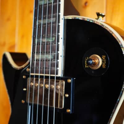 AIO SC77  *Left-Handed Electric Guitar - Solid Black (no case) image 5