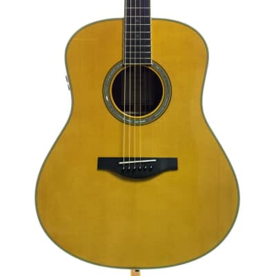 Yamaha LL-TA TransAcoustic Dreadnought Acoustic-Electric Guitar w/ Reverb and Chorus - Vintage Tint image 1