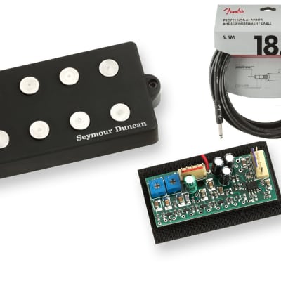 Seymour Duncan SMB-4Ds 4 String Music Man Replacement Pickup & 3 Knob Tone  Circuit (FENDER 18 CABLE)