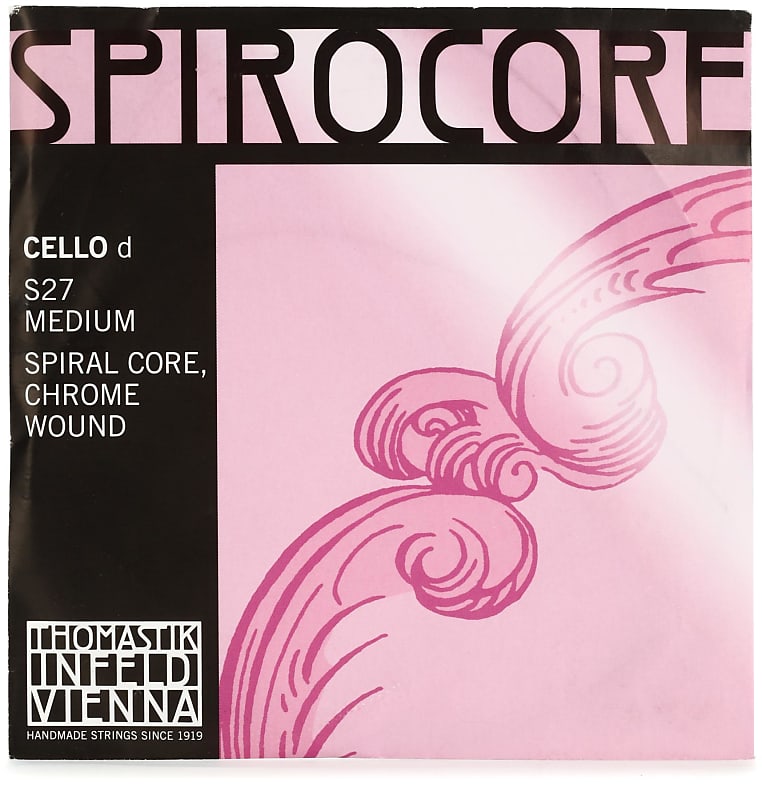 Thomastik-Infeld S27 Spirocore Cello D String - 4/4 Size Chrome Wound image 1