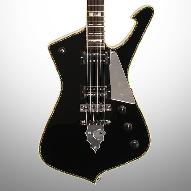 Ibanez PS10-BK Paul Stanley Signature Series Electric Guitar Black image 1