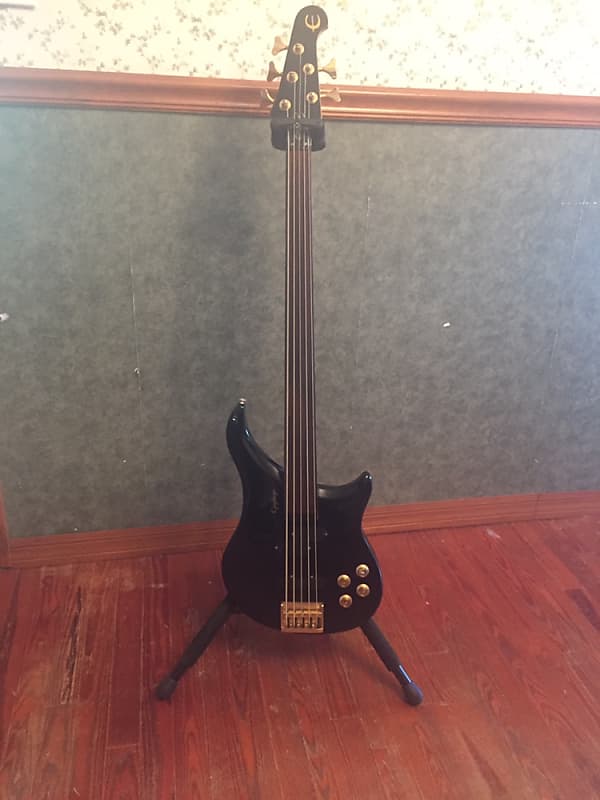 Epiphone EBM 5 string fretless bass Reverb