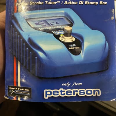 Peterson VS-S StroboStomp Pedal Tuner 2000s - Blue image 1