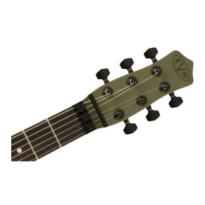 EVH Limited Star Series 6-String Electric Guitar with EVH Wolfgang Humbucker Pickup and Top-Mounted Floyd Rose Tremolo (Right-Handed, Matte Army Drab) image 5
