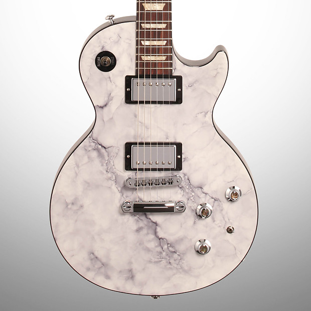 Gibson Limited Edition Les Paul Classic "Rock" II Black / White Marble 2015 image 1