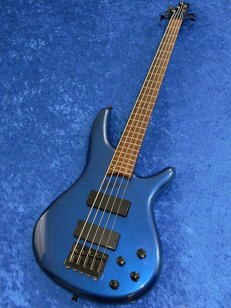 Ibanez Japan SDGR Soundgear Circa 1999 Blue 5 string bass guitar