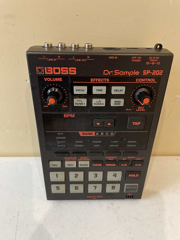 Boss SP-202 Dr. Sample 1998 - 2001 - Black