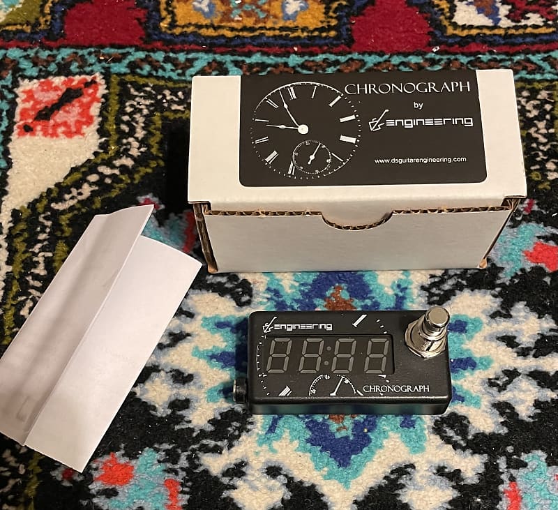 DS Engineering Chronograph pedalboard pedal clock timer Reverb
