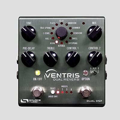 Source Audio SA262 Ventris Dual Reverb Processor Guitar Effects Pedal Stompbox image 1