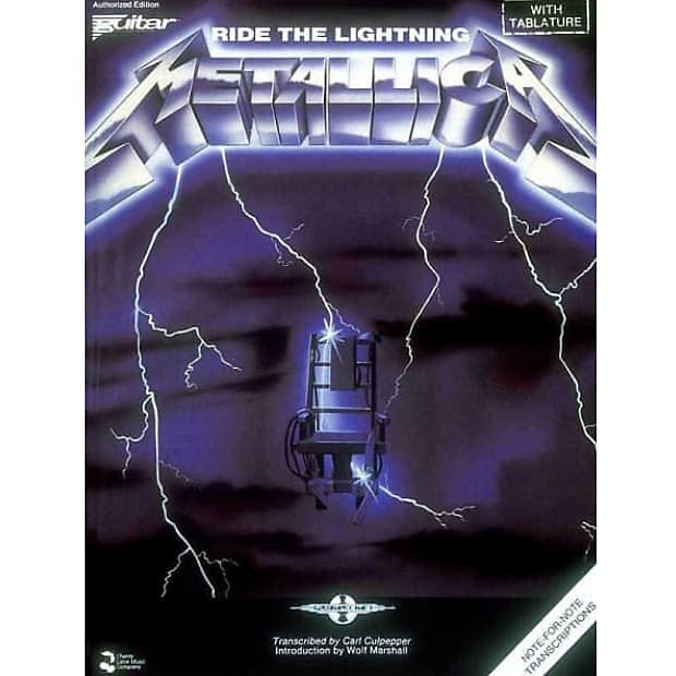 Metallica - Ride The Lightning, Play-It-Like-It-Is Guitar image 1