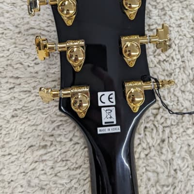 D'ANGELICO Excel DH 6 String Grey Black Finish electric guitar #DAEDHGRBGT #3 image 6