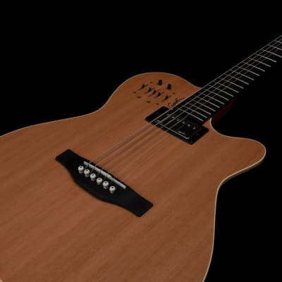 Godin A6 Ultra Natural SG Electric Acoustic Guitar image 4