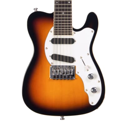Eastwood Guitars Mandocaster 12 - Sunburst - High Tuned 12-string 