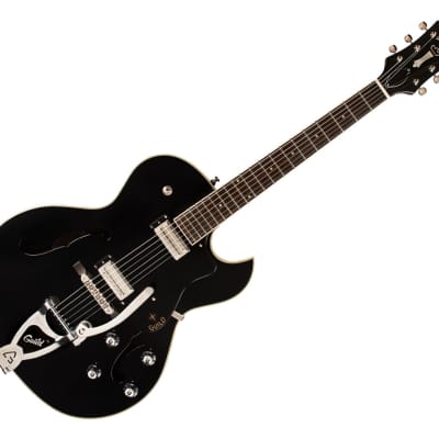 Guild Starfire III Hollowbody Electric Guitar w/ GVT - Black for sale
