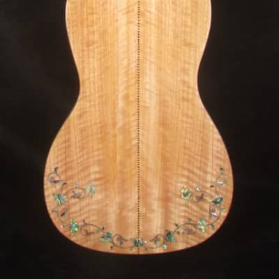 Bruce Wei Solid Spruce & Curly Maple Panormo Guitar, Mop Abalone Inlay PA-2001 image 10
