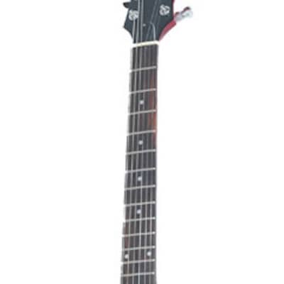 Alden AD-RES Electric Resonator Guitar Trans Red Single Cutaway Solid Slim Body New image 3