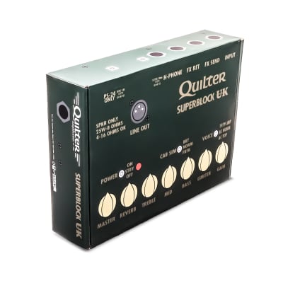 Quilter Superblock UK 25W Pedal-Sized Mini Guitar Amplifier Head image 9