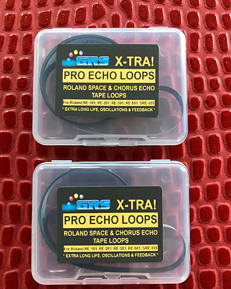 2 Roland Optional Length Tape Loops for Roland Space Echo & Chorus Echo Machines,  TL4m , GRS PRO ECHO 'X-TRA BRAND' image 1