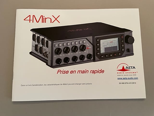 AETA 4MinX Professional 8 Channel Recorder/Mixer