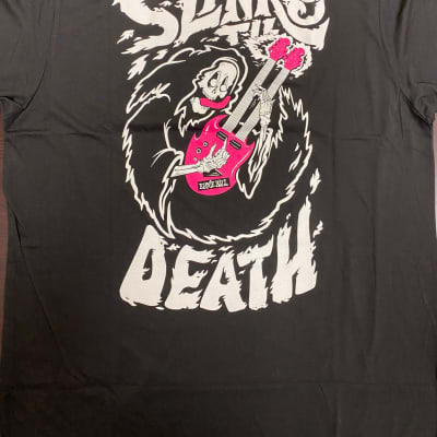 Ernie Ball Ernie Ball Slinky Till Death T-Shirt Medium Black Black for sale