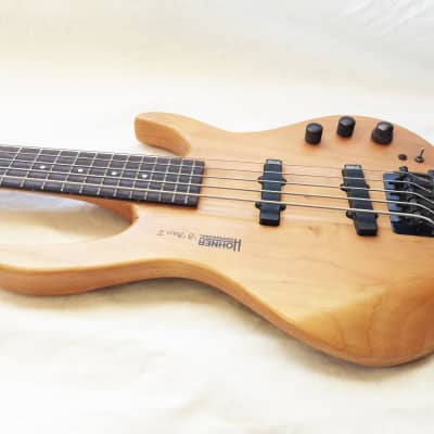 HOHNER Professional B-Bass V 5-String Neck-Thru Active Bass 2001 Made in Korea image 6