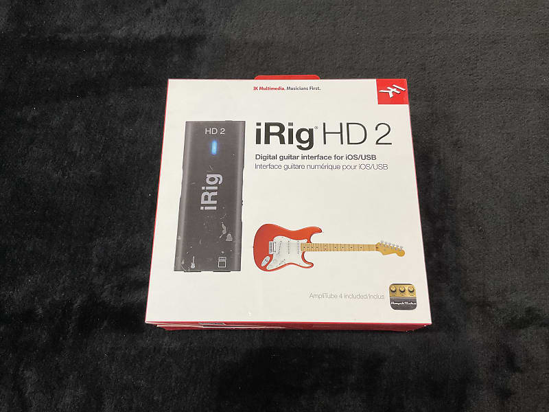 IK Multimedia iRig HD 2 Mobile USB Guitar Interface 2010s - Black image 1