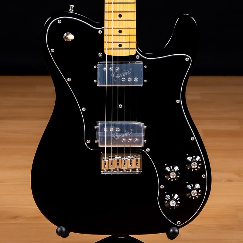 Fender American Vintage II 1975 Tele Deluxe - Black SN V12938 image 1