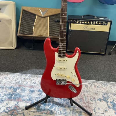 Bently Red Guitar S-Style for sale
