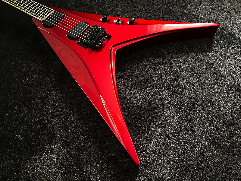 ESP MR300V 1990s Candy Apple Red - Flying V - RARE!