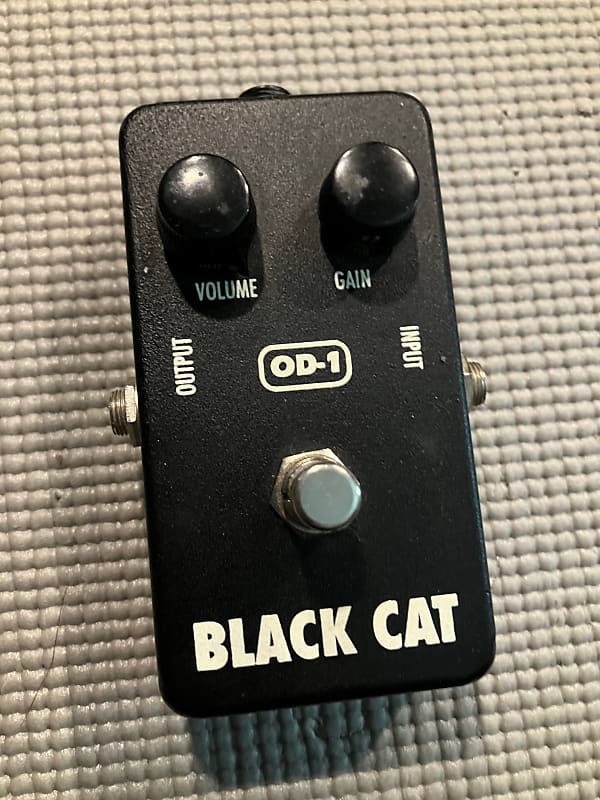 Black Cat Vintage 1990's no LED Fred built OD-1 overdrive pedal