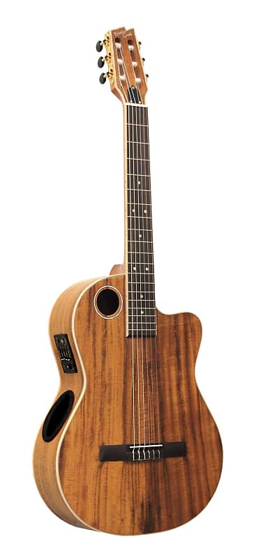 Boulder Creek Classical Guitar ECL-6 Natural Koa A/E image 1