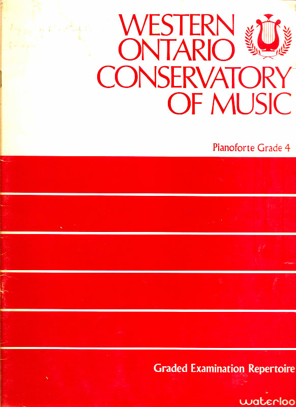 Pianoforte Grade 4 Western Ontario Conservatory of Music Reverb