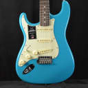 Mint Fender American Professional II Stratocaster Left-Hand Miami Blue Rosewood Fingerboard