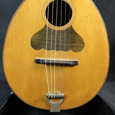 Vintage August Pollman Mandoline Guitar 1890s image 2