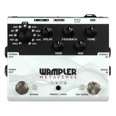 Wampler Metaverse DSP multi-delay multi-effect Guitar pedal image 1