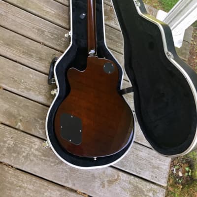 RARE Fender Squier M-77 M77 Goldtop Les Paul Singlecut style electric guitar w/ Gator case image 9