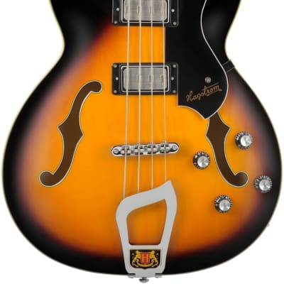 Hagstrom Viking Bass 2023 - Sunburst (including matching Hagstrom Case) for sale