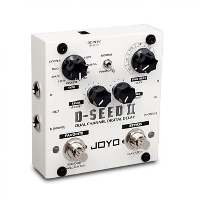 Joyo Audio D-Seed II Stereo Delay Guitar Effects Pedal w/ 8 Modes, Tap Tempo image 4