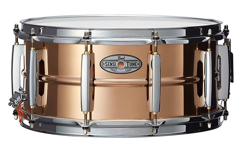 Pearl Sensitone 14x6.5" Premium Beaded Phosphor Bronze Snare Drum | NEW | WorldShip | Authorized Dealer image 1