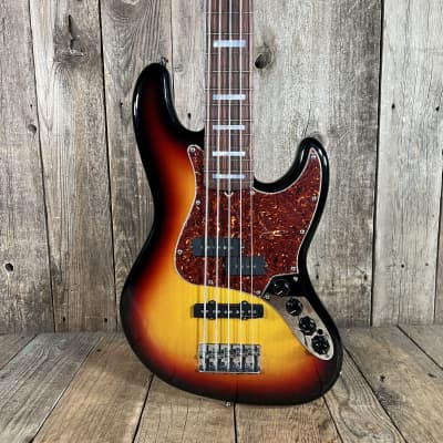 Fender Reggie Hamilton Jazz Bass V Custom Shop 2003 - 3 Tone Sunburst |  Reverb